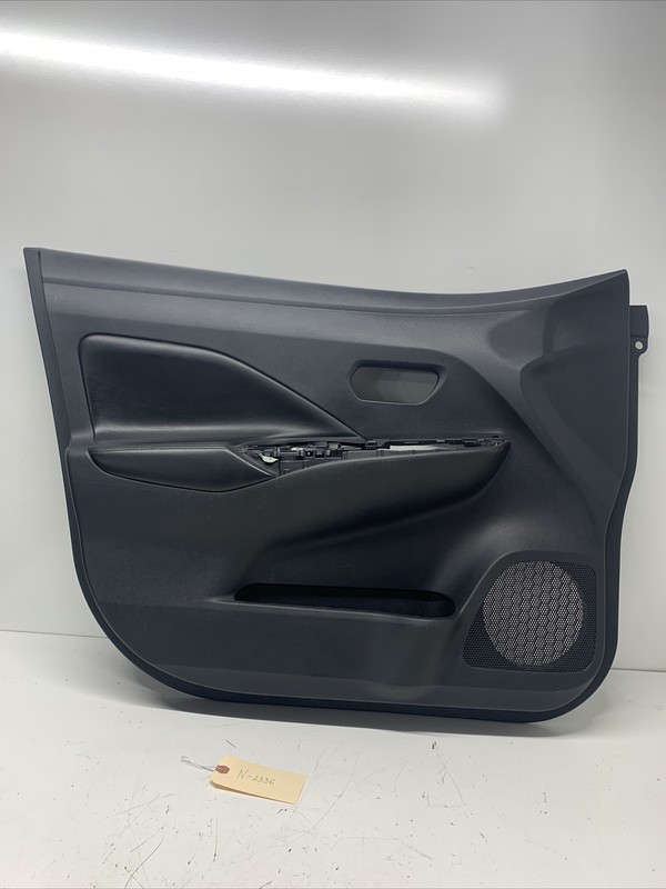 20-23 NISSAN VERSA FRONT LEFT DRIVER SIDE DOOR PANEL TRIM COVER BLACK 2336 C2