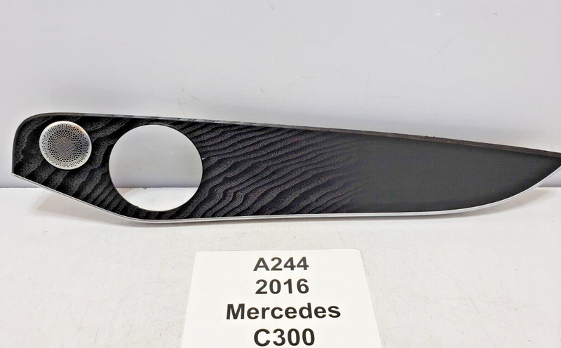 ✅ 15-21 OEM Mercedes W205 C300 Rear Right Passenger Side Door Trim Molding Wood