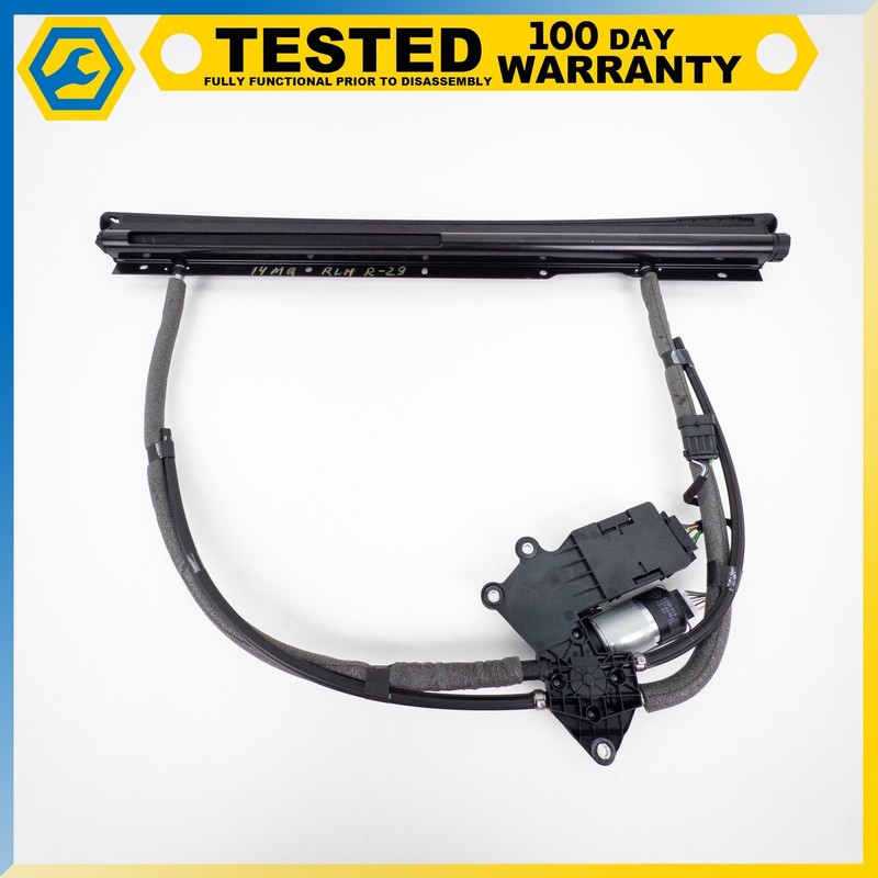 14-19 MASERATI QUATTROPORTE REAR LEFT DOOR WINDOW SUN SHADE ASSEMBLY OEM