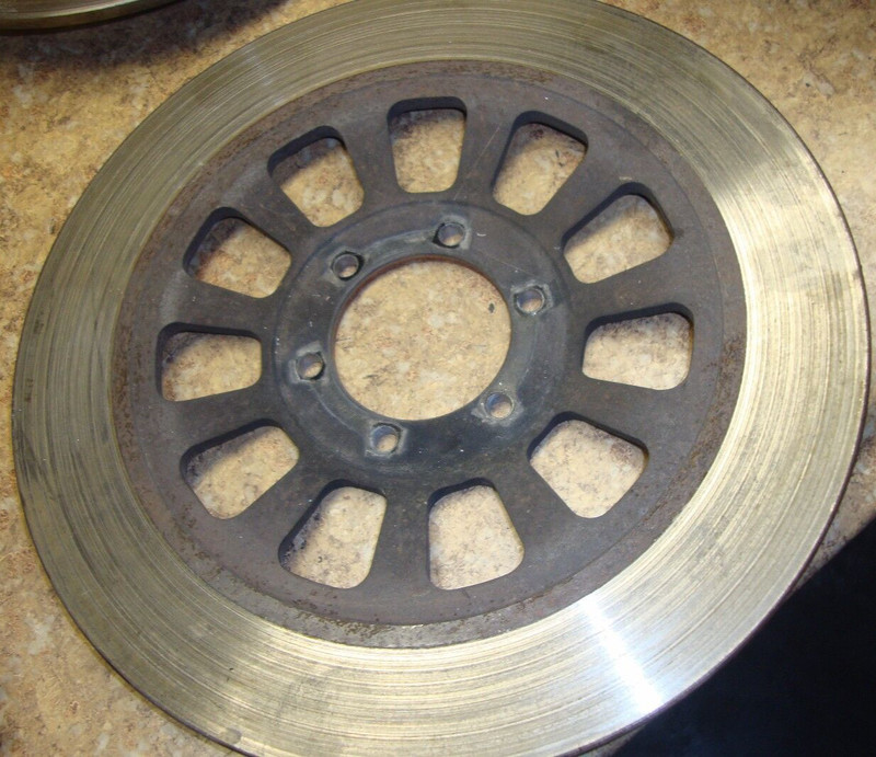 1980 Yamaha XS1100 XS 1100 XS11 Rear Disk Brake Rotor Mount Rear Wheel Rim Back