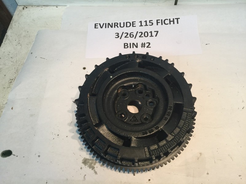 Evinrude Johnson Ficht Outboard 90 115 586338 Flywheel Assy FRESHWATER!