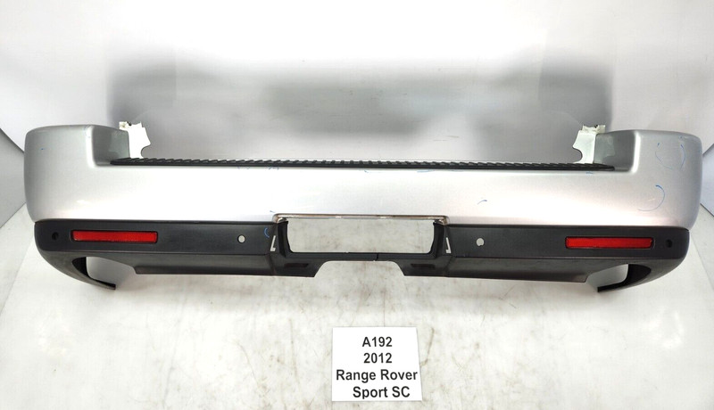 ✅ 10-13 OEM Range Rover Sport L320 Rear Bumper Cover Indus Silver Metallic