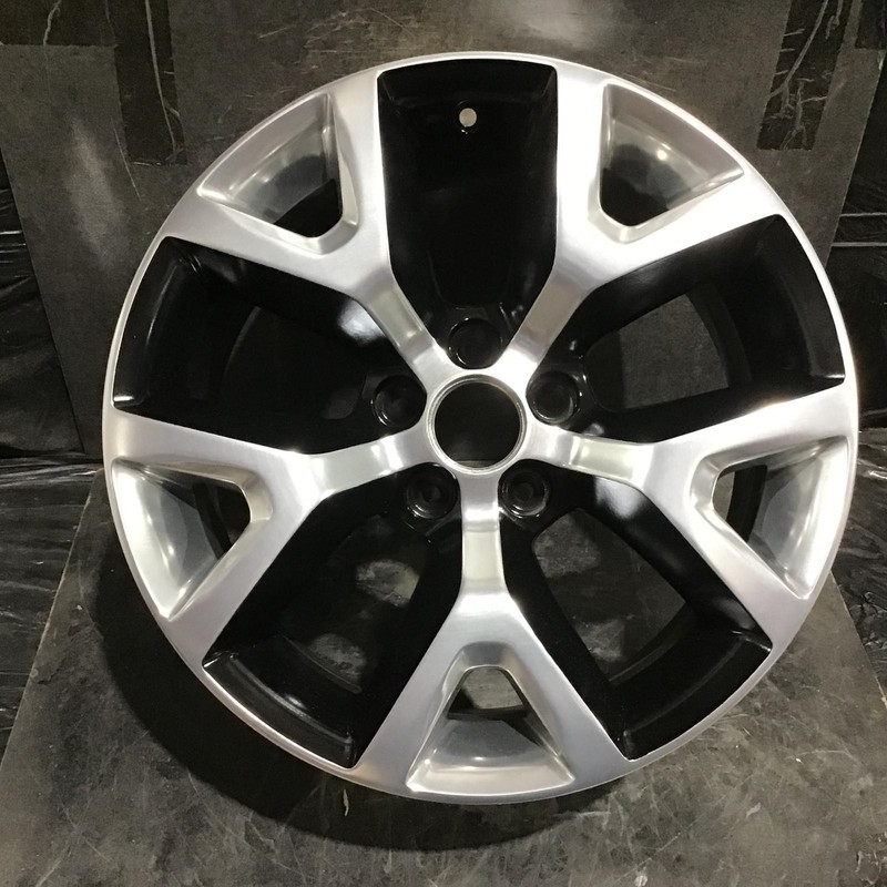 2014-2018 Jeep Cherokee 9143 Wheel 17x7-1/2 Rim Black Polished 1UT91RXFAA
