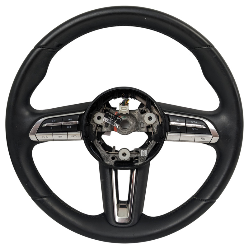 2019 - 2025 MAZDA 3 STEERING WHEEL W/ SWITCH BUTTON LEATHER OEM