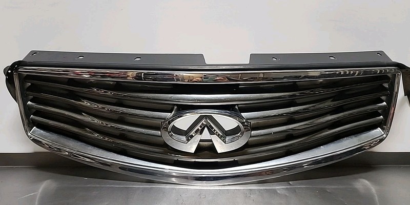 Infiniti EX35 EX37 QX50 Front Upper Radiator Grille Chrome NO CAMERA 08 - 2015