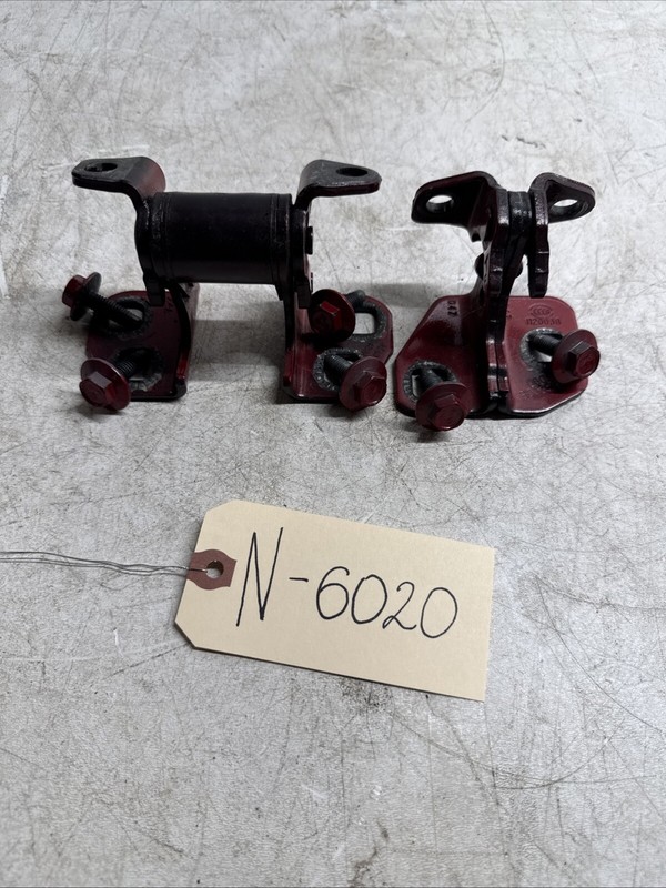 21-23 Tesla Model S Front Left Driver Side Door Hinge Upper Lower SET 6020 B74