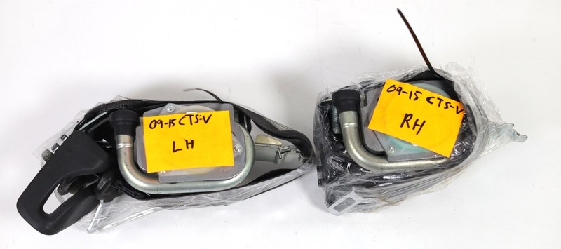2009-2015 Cadillac CTS-V Front Driver & Passenger Seatbelts 20764766 & 22756588