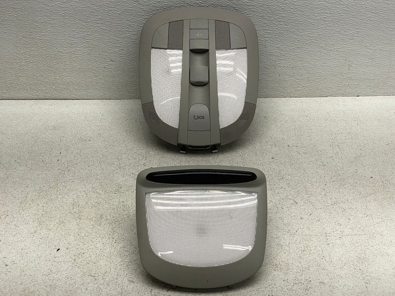 2010-2012 MERCEDES GL450 FRONT & REAR UPPER ROOF DOME LIGHT LAMP SET OEM LOT710