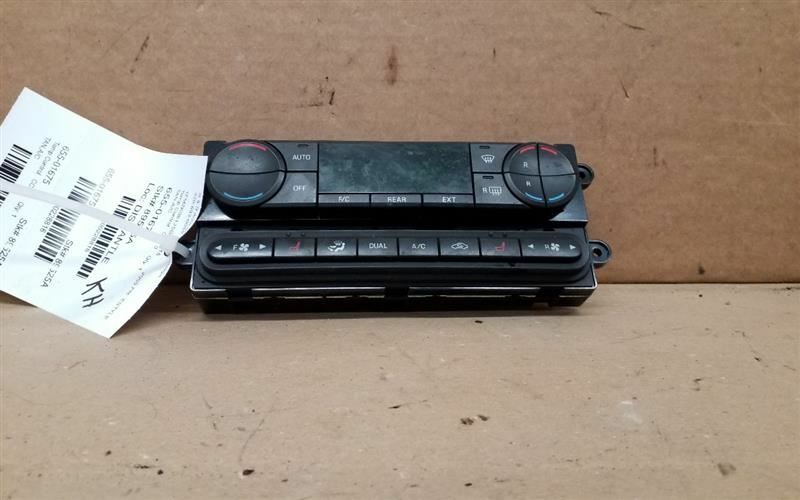 Temperature Control Front AC Electric Dual Zone Fits 05-07 FREESTYLE 228816