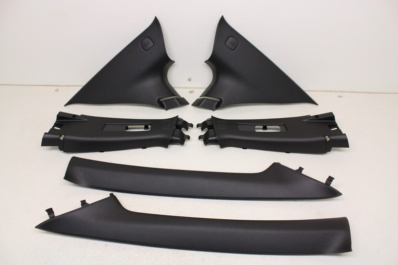 Subaru WRX STI Black ABC Pillar Set Panels Pillars Covers Genuine Oem 2015-2021