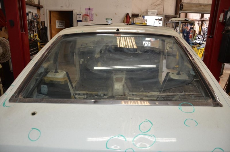 White Rear Lid Gate Assembly Fits 80-83 280ZX HAS DAMAGE