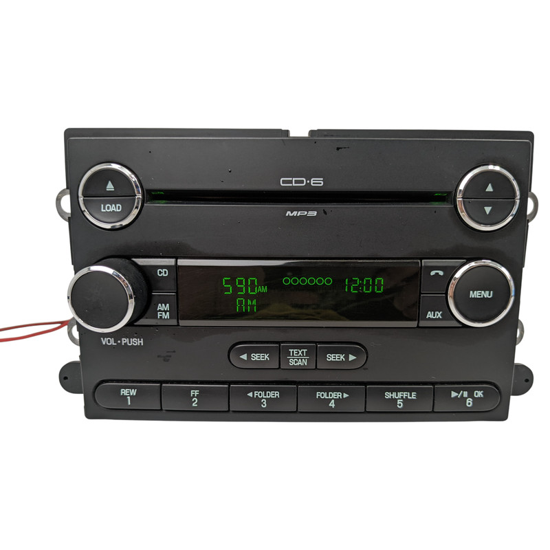 2008-2009 Ford Taurus X AM FM 6 Disc CD MP3 Player Radio 8F9T-18C815-GB