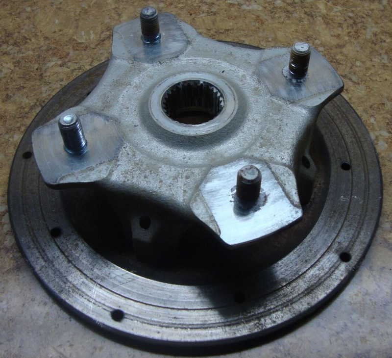 2009 Arctic Cat 550 ATV 4x4 EFI Front Wheel Hub Rotor Spindle Lug Mount Rear M1