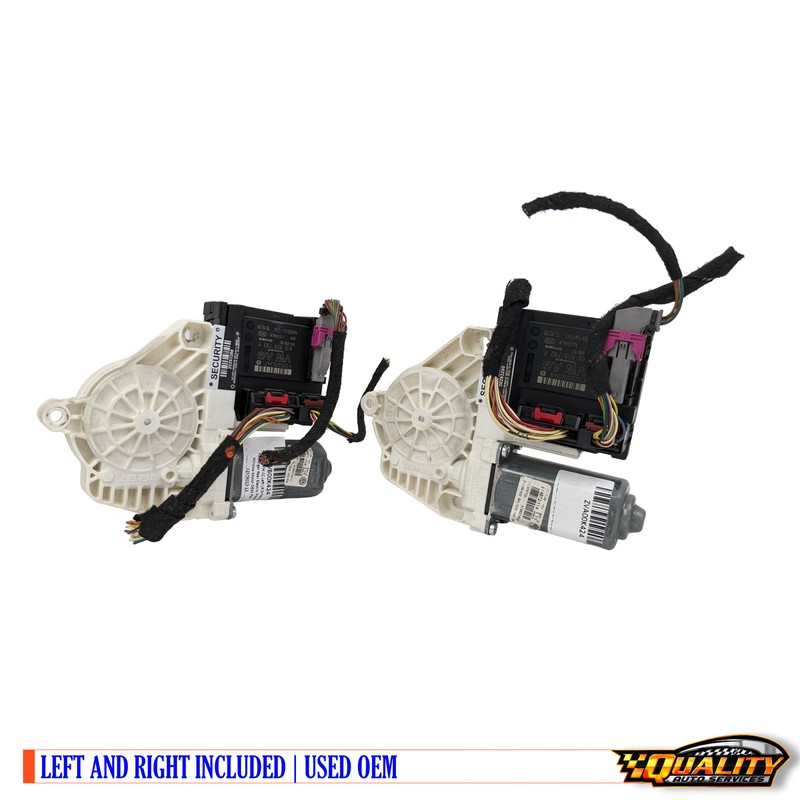 2009-2012 Vw Cc Passat Front Pair Window Regulator Motor 1K0 959 793 P Lh & Rh