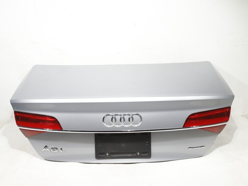 2015-2018 Audi A8L Quattro D4 Facelift Rear Trunk Lid Tailgate Shell Silver OEM