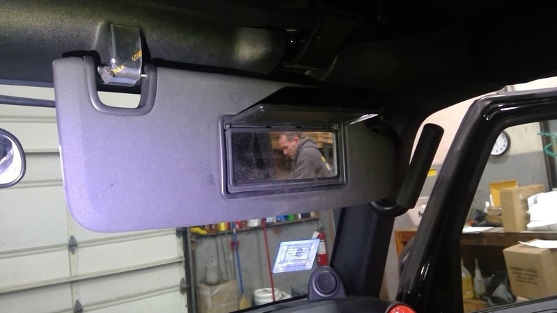 Passenger Sun Visor VIN W 6th Digit Jk Body Fits 11-18 WRANGLER 1785547