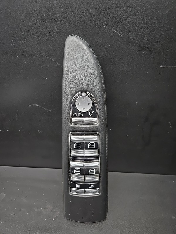 07-13 Mercedes W221 S550 S600 Front Left Side Window Control Switch Black OEM
