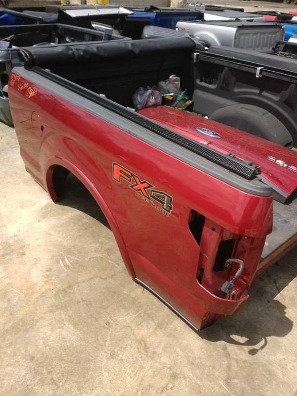 2015 Ford F150 Pickup Truck Bed Assembly Red OEM Used 124K Miles NJ25-16767