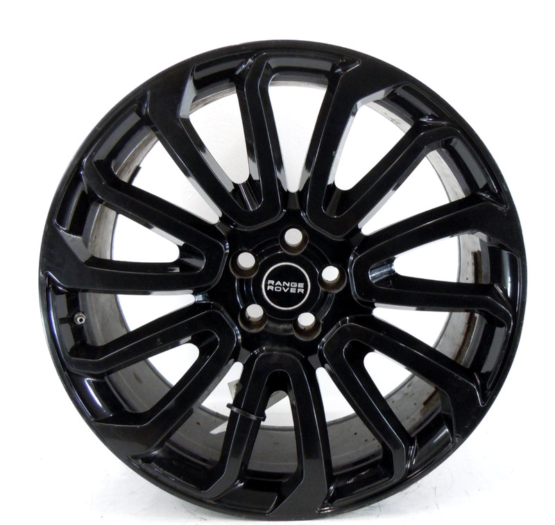 2017 17 Range Rover 22x9.5 Alloy Road Wheel Rim 14 Spoke OEM Painted Black