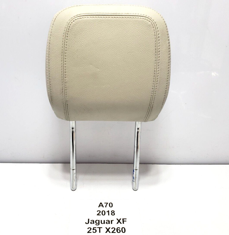 ✅ 16-20 OEM Jaguar XF XE Front Left Driver Side Headrest Head Rest Beige NOTE*