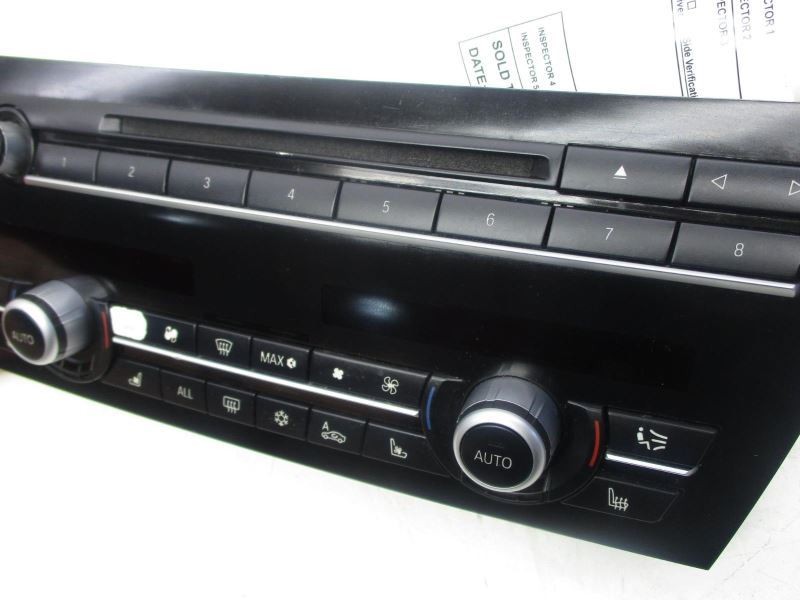 FRONT AC HEATER RADIO CONTROL Fits 10-13 BMW 535i GT 750IL 29271