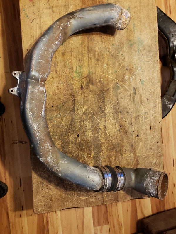 Exhaust Collector / Y Pipe - Includes Boots / Clamps Yamaha v8 5.7L Sterndrive