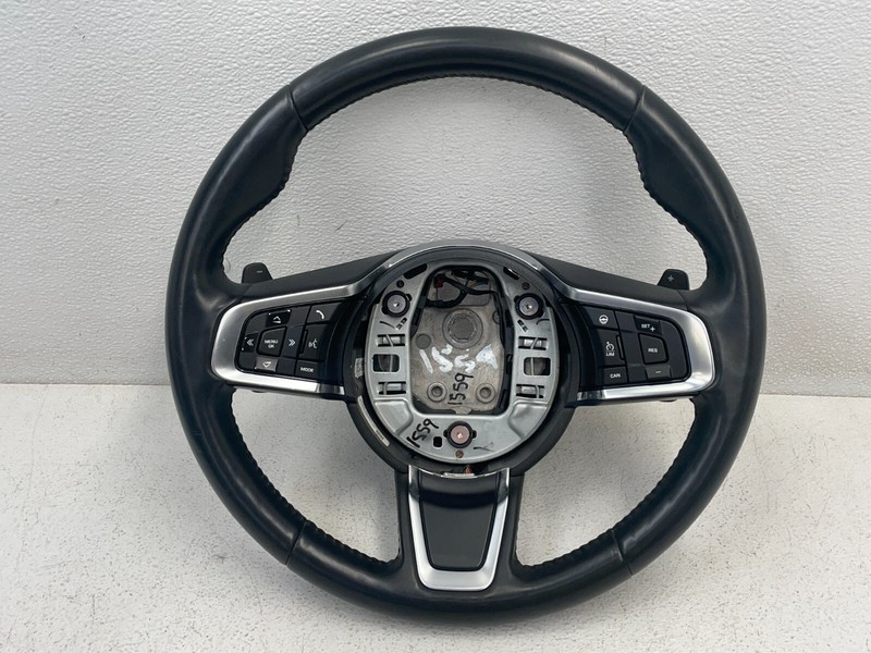 17 18 19 20 Jaguar F-Pace Heated Steering Wheel Assembly Switches Black 1559 OEM