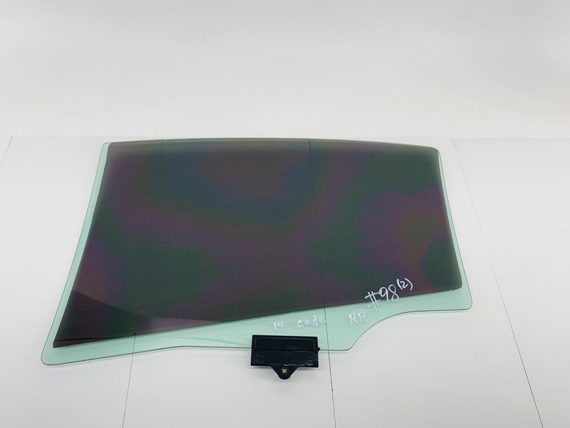14-16 KIA CADENZA VG REAR RIGHT PASSENGER SIDE DOOR SHELL WINDOW GLASS OEM #98