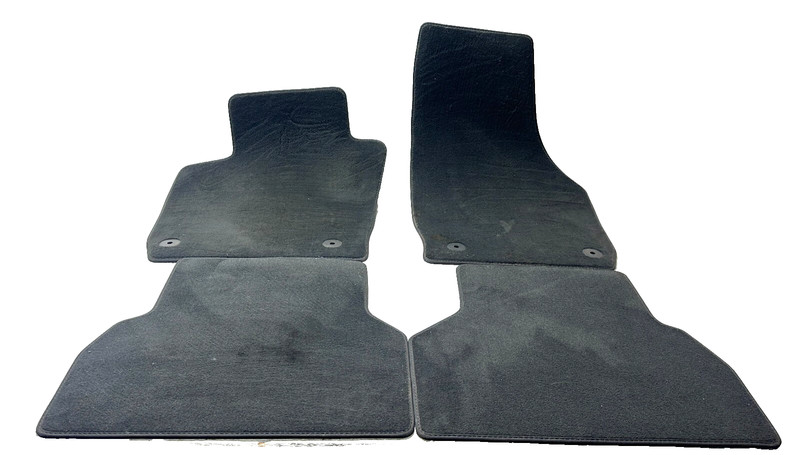 2018 AUDI Q3 QUATTRO FRONT & REAR FLOOR CARPET LINER COVER MAT SET OF 4 OEM
