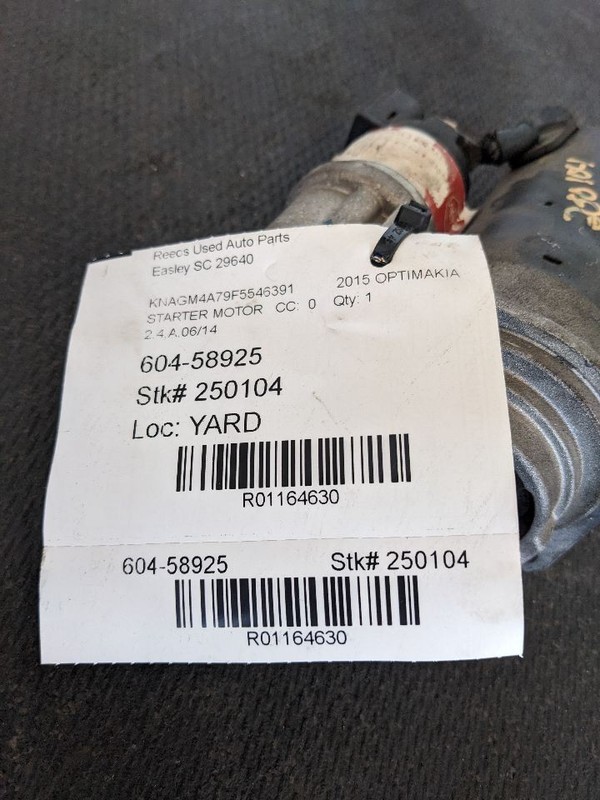 Starter Motor SWB Sport ID 361002G400 Fits 14-16 SANTA FE 1164630
