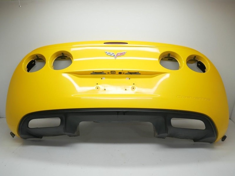 2005-2013 Chevrolet Chevrolet C6 Rear Bumper Cover Assembly *Velocity Yellow*