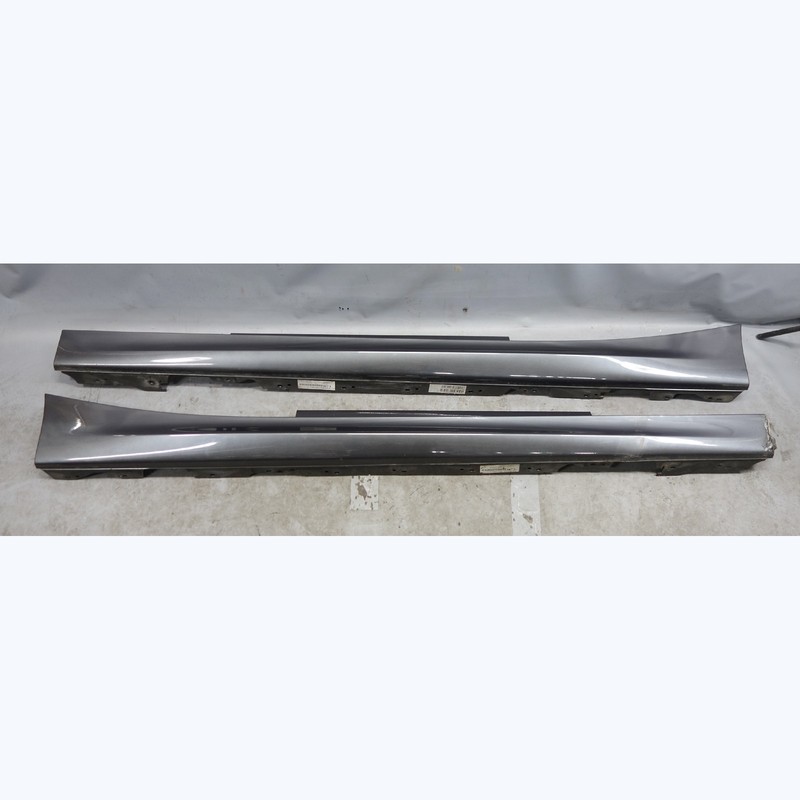 Damaged 2014-2020 BMW F22 F23 2-Series M Sport Side Skirt Pair Mineral Grey OEM