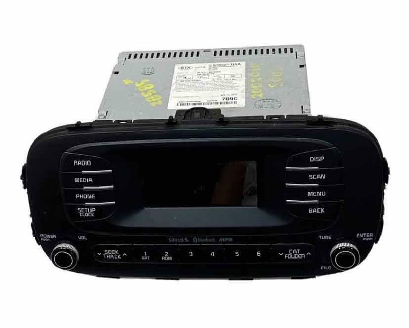 2014 2016 KIA SOUL RADIO RECEIVER W/O NAVIGATION US MARKET OEM 96170B2090CA