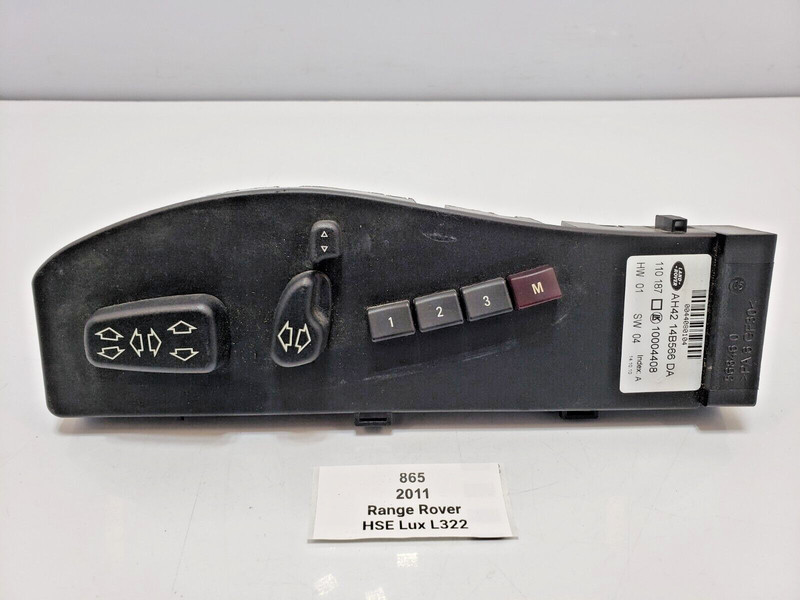 ✅ 07-12 OEM Range Rover HSE L322 Front Left Driver Seat Control Switch NOTE*