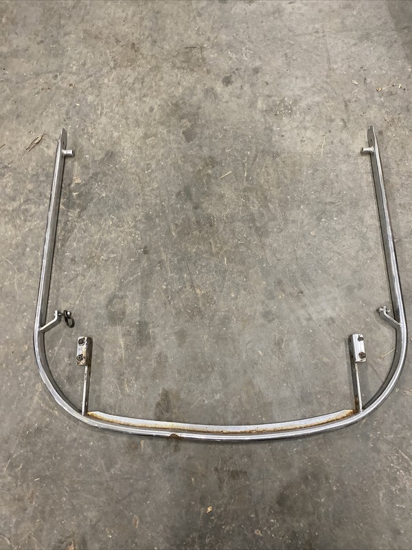 19741975 VintageSnowmobile John Deere JDX8 Front chrome bumper