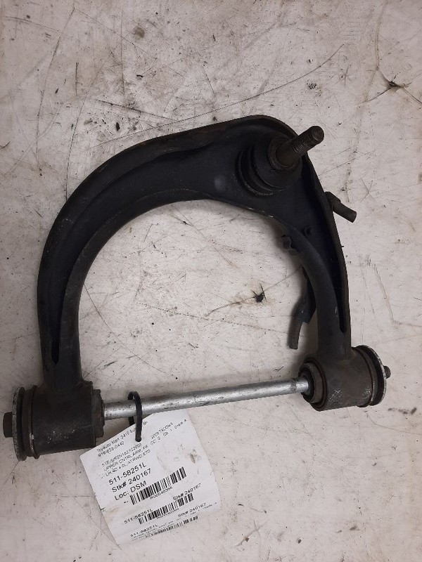 05-19 TOYOTA TACOMA FRONT DRIVER LEFT UPPER CONTROL ARM