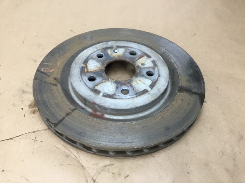 11-12 Fisker Karma 2012 Rear Left Driver Brake Rotor Disc ;:Y