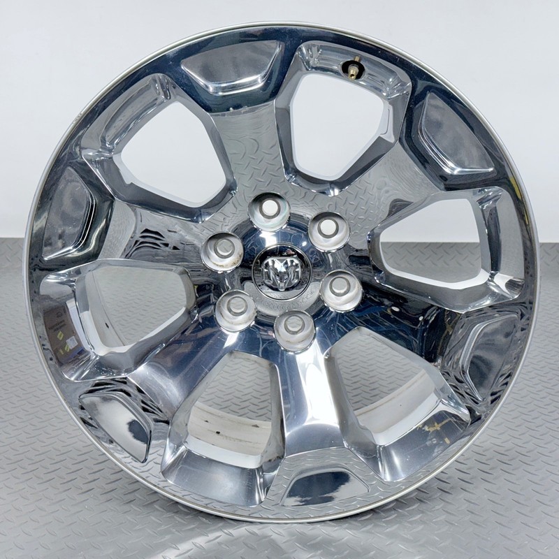 ✅ 2019-26 RAM 1500 5th Laramie OEM 20" FACTORY CHROME CLAD WHEEL RIM R20 20x9 #4