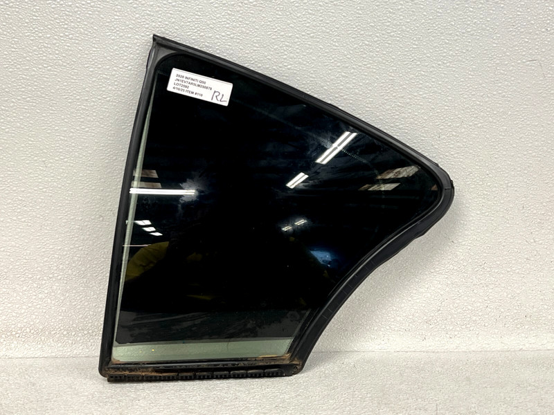 ⭐2017-2020 INFINITI Q50 REAR LEFT DRIVER DOOR QUARTER WINDOW GLASS OEM LOT2592