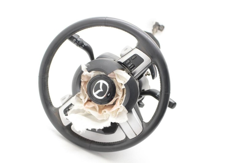 06-15 Mazda Mx-5 Miata NC Complete Steering Column with Steering Wheel