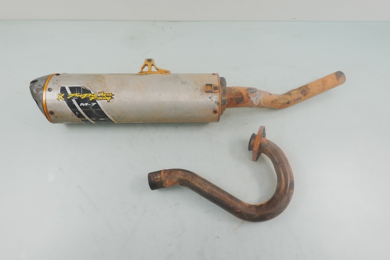 2006 Honda CRF 250 Two Bros Racing Full System Exhaust Pipe Muffler & Head Pipe