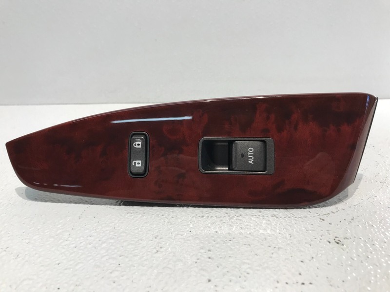 07-12 Lexus LS460 Window Switch Passenger Right Front Door Wood Grain