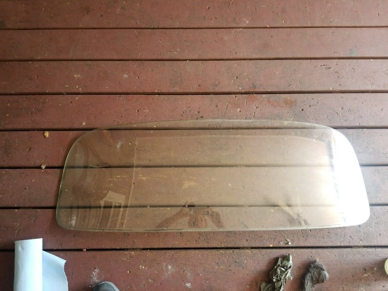 1950 Chevy Belair 2 door hardtop rear window glass OEM