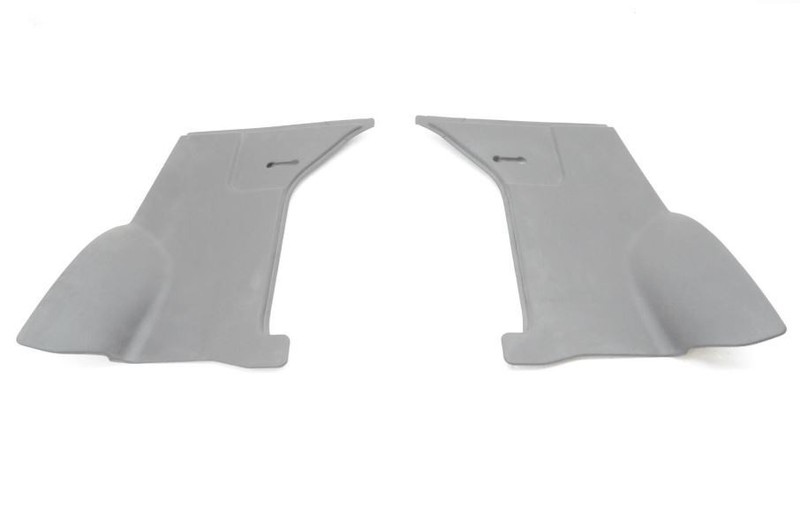 1992-1997 Subaru SVX L Pair of Rear Seat Latch Trims Gray 94051PA010