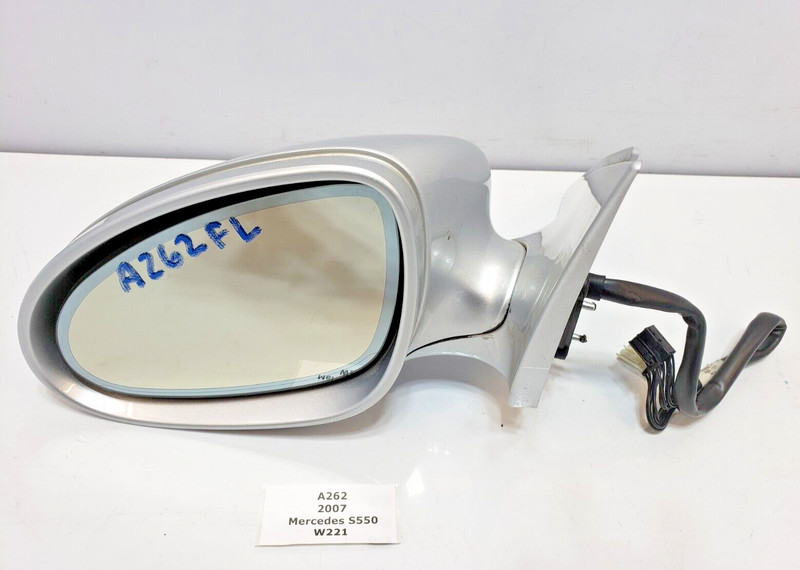 ✅ 2007-2009 OEM Mercedes W221 S550 Left Driver Side Rear View Door Mirror Silver