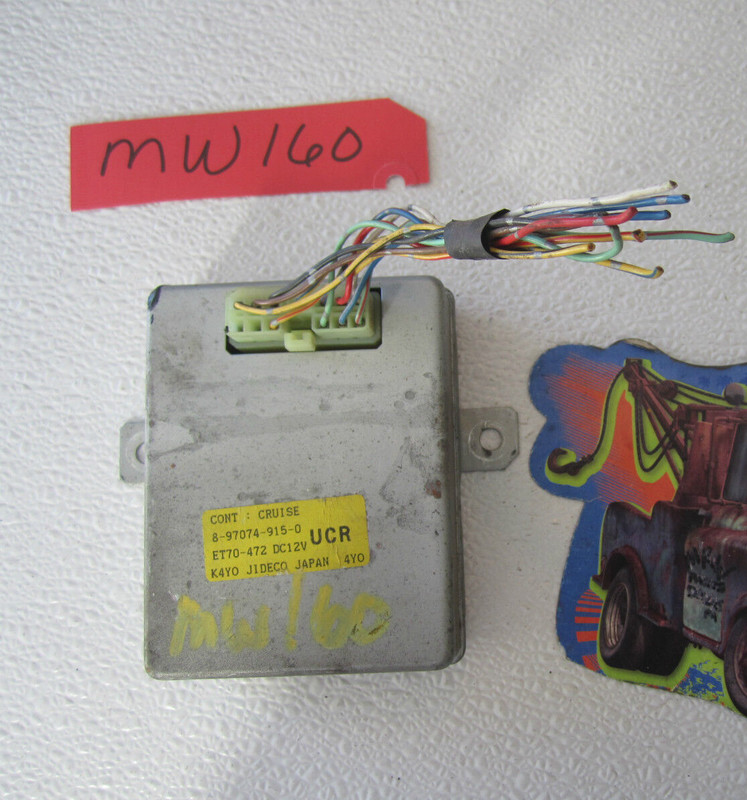 CRUISE CONTROL COMPUTER SPEED MODULE ISUZU ID 8970749150 93 94 95 PASSPORT RODEO