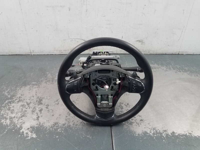 2012 Chevy Corvette C6 Grand Sport Leather Steering Wheel / Column #7283 V1