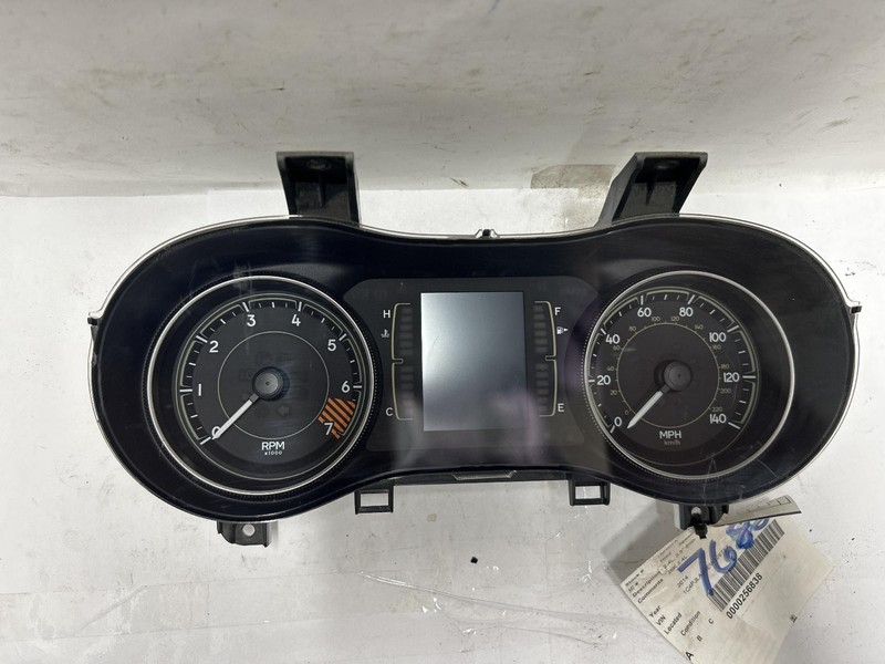 14 JEEP CHEROKEE Speedometer cluster 2.4L 3.5" screen 26k miles OEM 1 Yr Wnty!