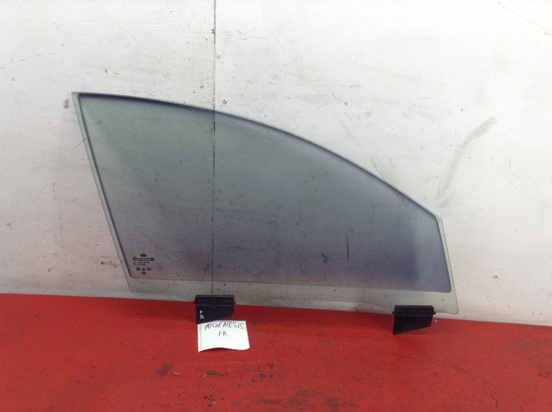 09-14 HYUNDAI GENESIS FRONT RIGHT PASSENGER SIDE DOOR WINDOW GLASS OEM
