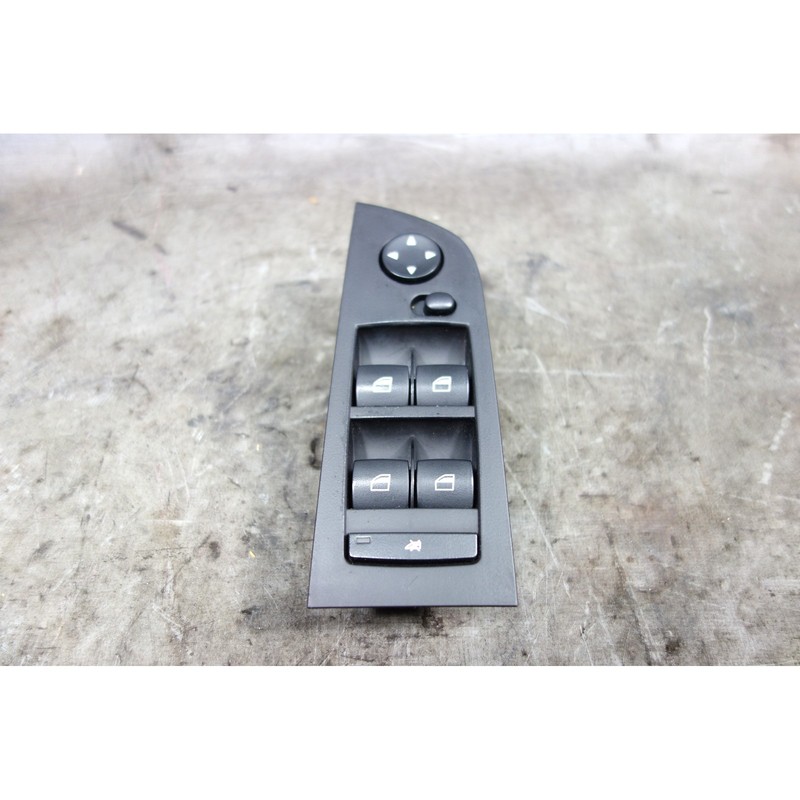 2006-2011 BMW E90 3-Series E91 4-Door Left Master Window Lifter Switch Black OEM